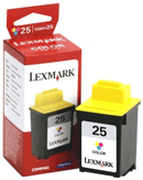 Lexmark Z52 15M0125 Lexmark Extra High Capacity No 25 Colour Ink Cartridge - 15M0125