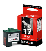 Lexmark Z33 10NX217E Lexmark No 17 Black Ink Cartridge