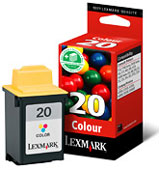 Lexmark Z51 15MX120E Lexmark High Capacity No 20 Colour Ink Cartridge - 15MX120E