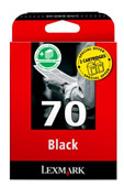 Lexmark Z52 80D2957 Lexmark No 70 Twin Pack Black Ink Cartridges