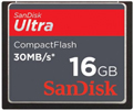 SDCFH-016G-U46: SanDisk 16GB Ultra Compact Flash Memory Card