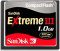 SDCFX3-2048-902: SanDisk 2GB Extreme III Compact Flash Memory Card