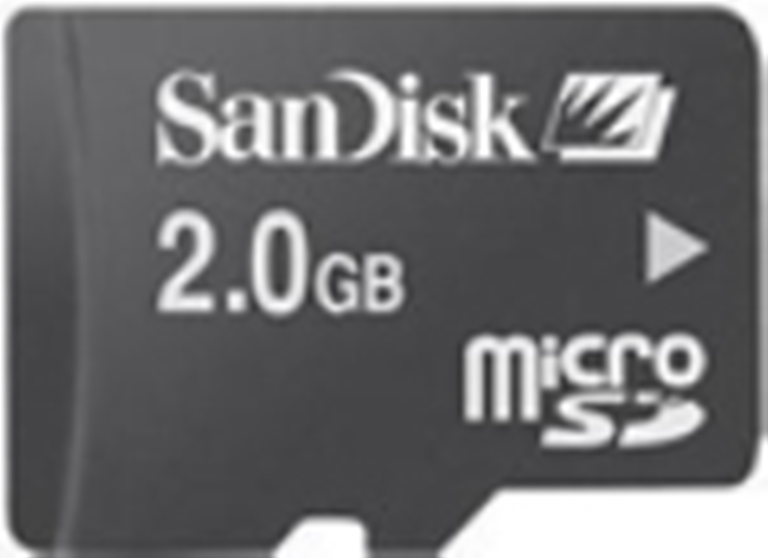 SDSDQM-002G-B35: SanDisk Micro SD Memory Card - 2GB (Card Only)