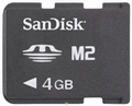 SDMSM2-004G-B35: Sandisk M2 4GB Micro Memory Stick for Sony Mobiles and PSP Go