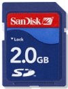 SDSDB-002G-B35: SanDisk 2GB Secure Digital (SD) Memory Card