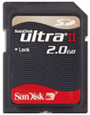 SDSDH-002G-U46: SanDisk 2GB Ultra II (Class 4) Secure Digital Card
