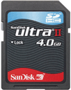 SDSDH-004G-U46: SanDisk 4GB Ultra II (Class 4) SDHC SD Card