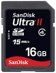 SDSDU-016G-U46: SanDisk Ultra SDHC Class 10, 30MB/s Secure Digital Memory Card - 16GB