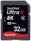 SDSDU-032G-U46: SanDisk Ultra SDHC Class 10, 30MB/s Secure Digital Memory Card - 32GB