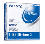 LTX200G: Sony LTO2 Ultrium 200-400GB Data Cartridge