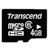 TS4GUSDC6: Transcend 4GB Micro SDHC (Class 6) High Capacity Card