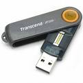 TS2GJF220: Transcend 2GB JetFlash 220 USB 2.0 Flash Drive with Advanced Fingerprint Security