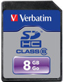 44019: Verbatim 8GB SDHC (Class 6) High Capacity Secure Digital Card