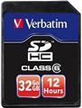 47265: Verbatim HD Video 32GB SDHC (Class 6) Secure Digital Card - 12 Hours